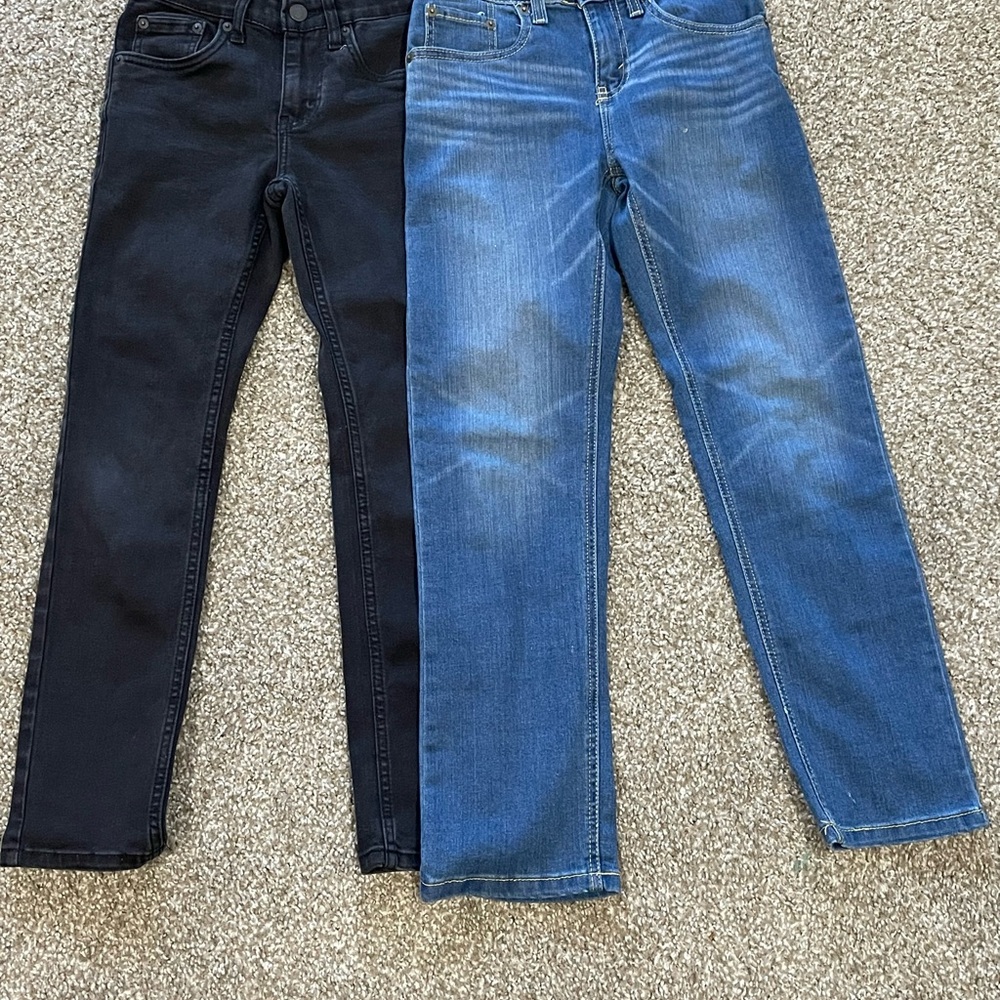 Black and Blue kids Levi’s Denim Jeans Set